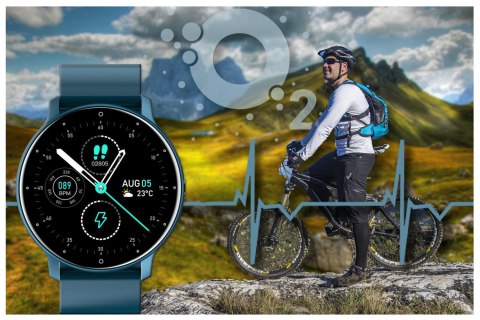 SMARTWATCH UNISEX GRAVITY GT1-5 - PULSOMETR, WŁASNE TARCZE (sg015e)