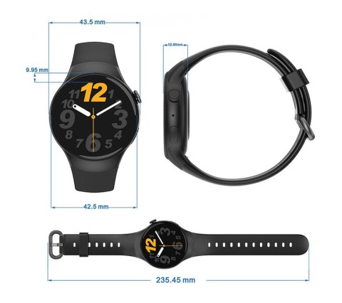 SMARTWATCH UNISEX Rubicon RNCE87 - WYKONYWANIE POŁĄCZEŃ (sr031b)