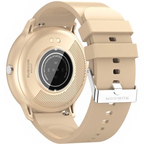 SMARTWATCH DAMSKI Rubicon RNCF01 - WŁASNE TARCZE, PULSOMETR (sr047b)