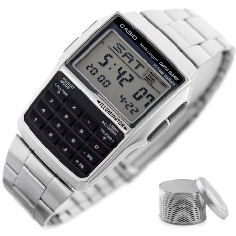 ZEGAREK MĘSKI CASIO VINTAGE DATABANK DBC-32D-1ADF (zd162b) + BOX