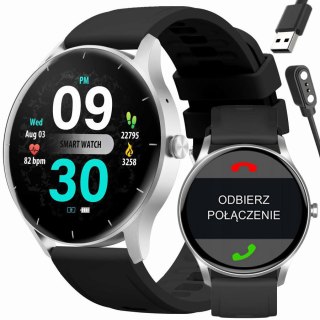 SMARTWATCH UNISEX GRAVITY GT2-6 - ROZMOWY BLUETOOTH, WŁASNE TARCZE (sg019f)