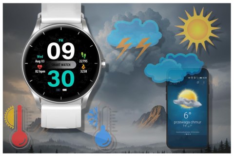 SMARTWATCH UNISEX GRAVITY GT2-7 - ROZMOWY BLUETOOTH, WŁASNE TARCZE (sg019g)