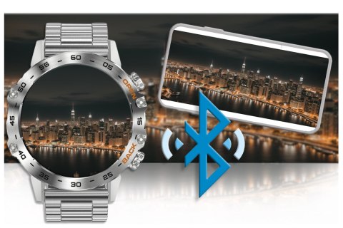 SMARTWATCH MĘSKI GRAVITY GT9-3 - WYKONYWANIE POŁĄCZEŃ, CIŚNIENIOMIERZ (sg021c)