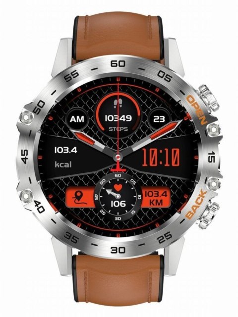 SMARTWATCH MĘSKI GRAVITY GT9-8 - WYKONYWANIE POŁĄCZEŃ, CIŚNIENIOMIERZ (sg021h)