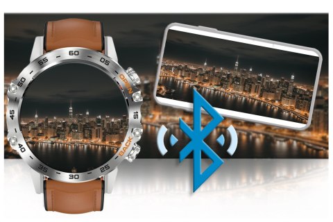 SMARTWATCH MĘSKI GRAVITY GT9-8 - WYKONYWANIE POŁĄCZEŃ, CIŚNIENIOMIERZ (sg021h)