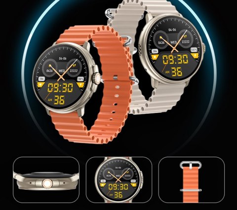 SMARTWATCH UNISEX Rubicon RNCF15 - BLUETOOTH CALL, ŁADOWANIE BEZPRZEWODOWE (sr057a)