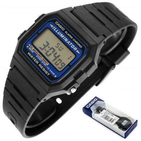 ZEGAREK MĘSKI CASIO F-105W-1AWYEF (zd186a) - KLASYKA + BOX