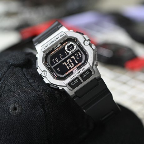 ZEGAREK MĘSKI CASIO Sports WS-1400H-1B + BOX (zd211d)