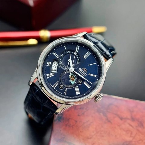 Zegarek Męski Orient Classic Sun & Moon RA-AK0011D10B + BOX