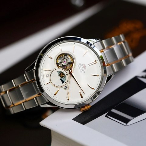 Zegarek Męski Orient Classic Sun & Moon RA-AS0101S10B + BOX