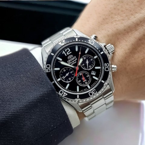 Zegarek Męski Orient Sports Solar Chronograph RA-TX0202B10B + BOX