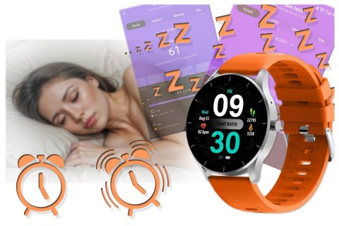 SMARTWATCH UNISEX GRAVITY GT2-8 - ROZMOWY BLUETOOTH, WŁASNE TARCZE (sg019h)