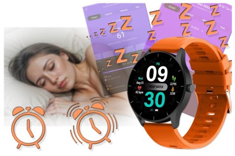 SMARTWATCH UNISEX GRAVITY GT2-9 - ROZMOWY BLUETOOTH, WŁASNE TARCZE (sg019i)