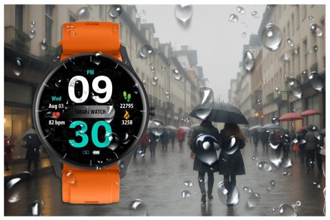 SMARTWATCH UNISEX GRAVITY GT2-9 - ROZMOWY BLUETOOTH, WŁASNE TARCZE (sg019i)