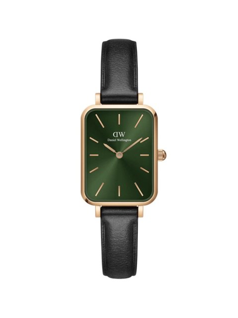 ZEGAREK DAMSKI DANIEL WELLINGTON DW00100439 - Quadro Pressed Sheffield Gold Emerald 32mm + BOX