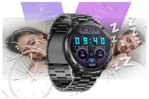 SMARTWATCH MĘSKI GRAVITY GT21-1 - BLUETOOTH CALL, DODATKOWY PASEK (sg025a)