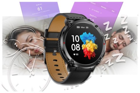 SMARTWATCH MĘSKI GRAVITY GT21-3 - BLUETOOTH CALL, DODATKOWY PASEK (sg025c)