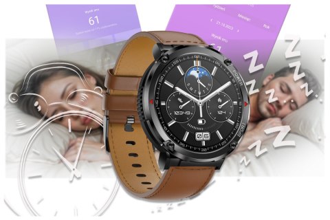 SMARTWATCH MĘSKI GRAVITY GT21-4 - BLUETOOTH CALL, DODATKOWY PASEK (sg025d)