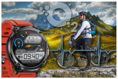 SMARTWATCH MĘSKI GRAVITY GT21-6 - BLUETOOTH CALL, DODATKOWY PASEK (sg025f)