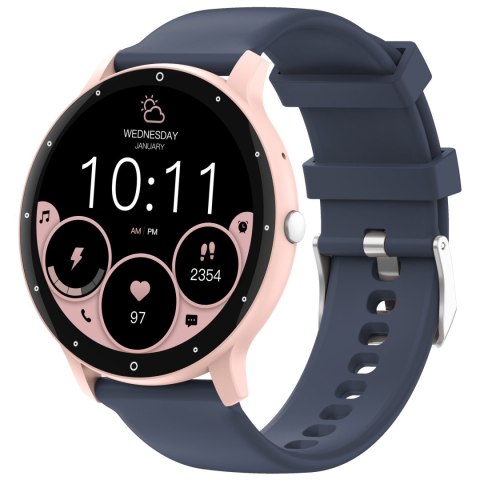 SMARTWATCH UNISEX GRAVITY GT1-7 PRO - ROZMOWY BLUETOOTH, DODATKOWY PASEK (sg027g)