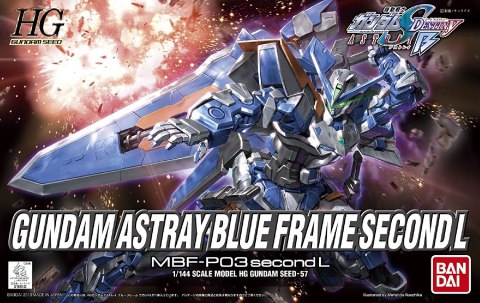 Figurka kolekcjonerska BANDAI HG 1/144 GUNDAM ASTRAY BLUE FRAME SECOND L