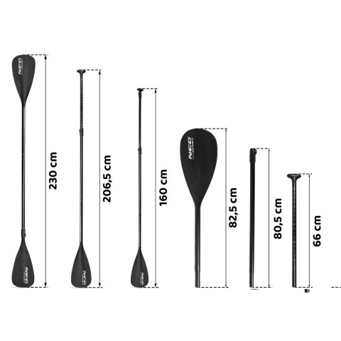 Składane wiosło do deski SUP Neo-Sport 230cm