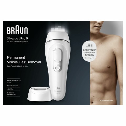 Depilator Braun Silk-expert Pro 5 PL5145 IPL biało-srebrny