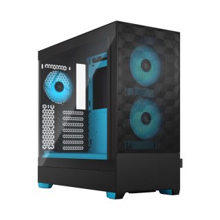 Projektowanie fraktalne | Pop Air RGB | Szyba boczna | Cyan Core TG Clear Tint | ATX, mATX, Mini ITX | Zasilacz w zestawie Nie |