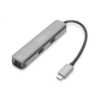 Stacja dokująca DIGITUS USB-C, 5 portów, HDMI (4K/30Hz