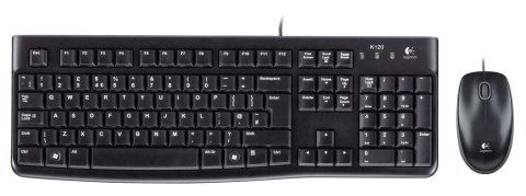 Zestaw klawiatura + mysz membranowa Logitech MK120 920-002563 (USB 2.0; (US); kolor czarny; optyczna)