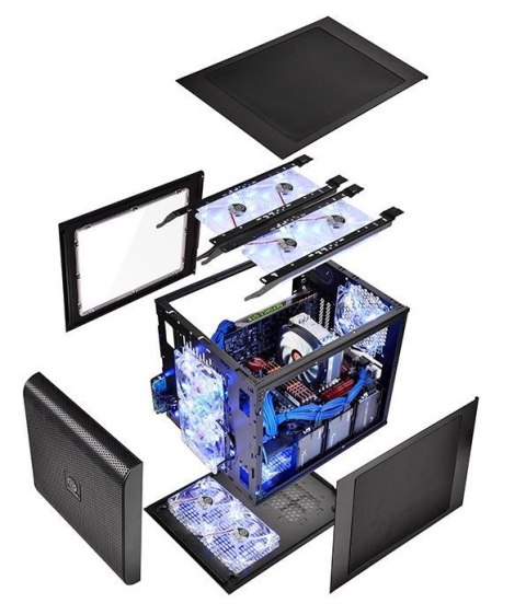 Obudowa Thermaltake Core V21 CA-1D5-00S1WN-00 (Micro ATX, Mini ITX; kolor czarny)