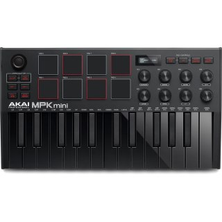 AKAI MPK MINI 3 BLACK - Mini klawiatura sterująca