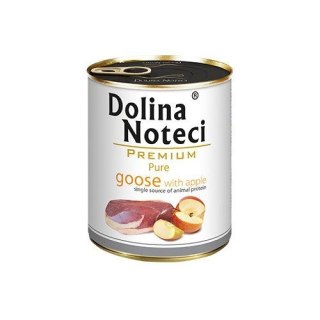 DOLINA NOTECI Premium Pure bogata w gęś z jabłkiem - mokra karma dla psa - 400 g