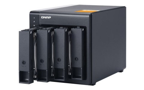 Qnap TL-D400S Expansion unit, Tower, 4x 2.5/3.5" SATA ,with a QXP-400eS-A1164 PCIe SATA host card and 1 SFF-8088 to SFF-8088 SAS