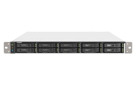 Qnap TS-h1090FU-7232P-64G, 1U, 12 x 2.5" U.2 NVMe PCIe/SATA, AMD EPYC 7232P 8C/16T, 64GB RDIMM DDR4 (Max. 1TB), 2 x 25GbE SFP28,