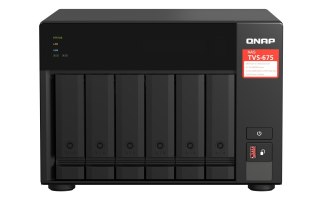 Qnap TVS-675-8G, Tower, 6 x 2.5"/3.5" SATA, Zhaoxin Kaixian KX-U6580 8C/8T, 8GB (1x 8GB) DDR4 SODIMM , 2 x 2.5GbE, Single PSU, 2