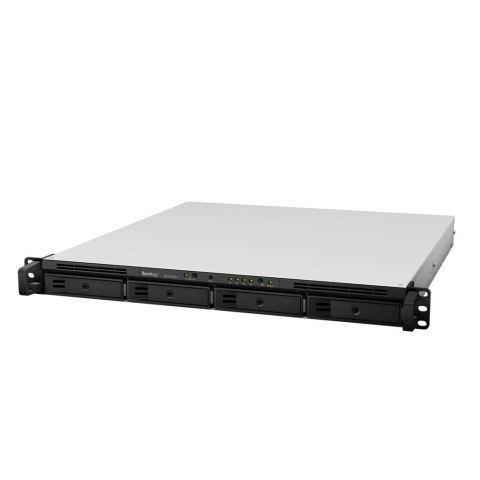 NAS Synology RS1619xs+; 1U RACK; 4x (3.5" SATA HDD/2.5" SATA HDD); Intel Xeon D-1527; 8 GB DDR4 ECC UDIMM (max. 64GB), 4x 1GbE R