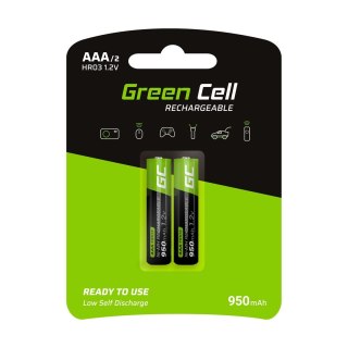 GREEN CELL AKUMULATORKI PALUSZKI 2X AAA R3 950MAH