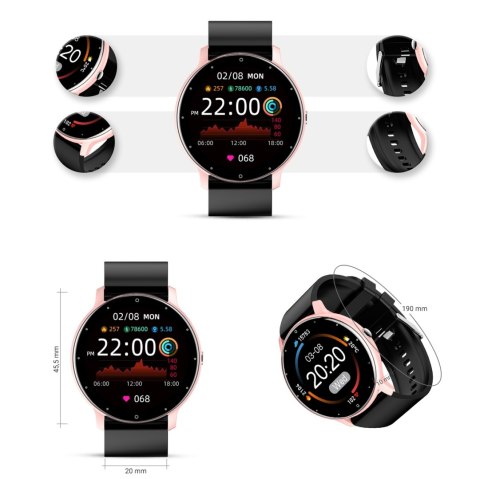 Smartwatch Damski Gravity GT1-2