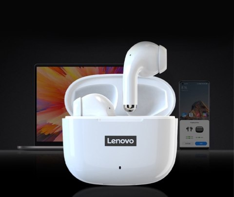 Słuchawki bezprzewodowe douszne Lenovo Thinkplus LivePods LP40 Białe