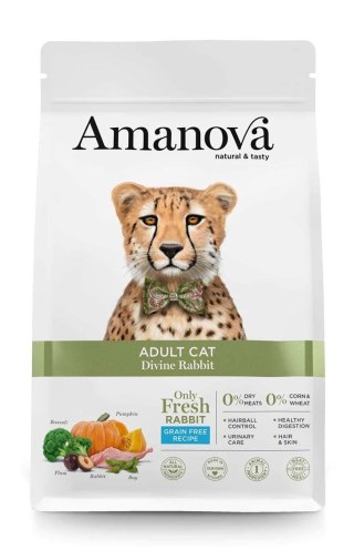 Amanova Adult Cat Divine Rabbit 1,5kg