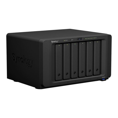 NAS Synology DS1621+; Tower; 6x (3.5"/2.5" SATA HDD/SSD); AMD Ryzen V1500B, 4 GB DDR4 (max. 32GB),4 x 1GbE RJ-45