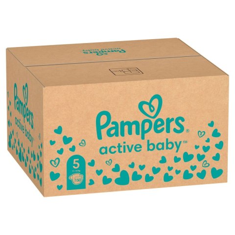 Pampers Zestaw pieluch Active Baby MTH Box 5 (11-16 kg); 150