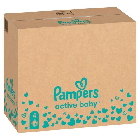 PAMPERS Pieluchy AB Monthly Rozm. 4, 9-14kg, 180szt