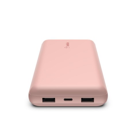 Powerbank Belkin BoostCharge Power Bank 20K 2xUSB-A + 1xUSB-C 20000mAh 15W Rose Gold