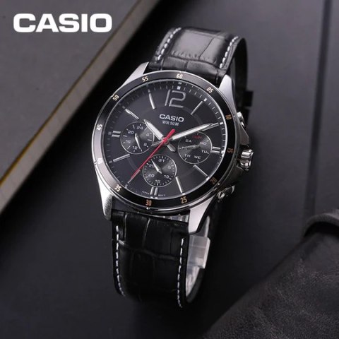 ZEGAREK MĘSKI CASIO MTP-1374L 1AV (zd064b) + BOX