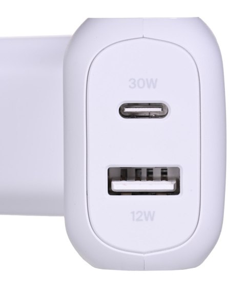 Ładowarka Belkin BoostCharge Dual USB-C + USB-A Wall Charger 42W White