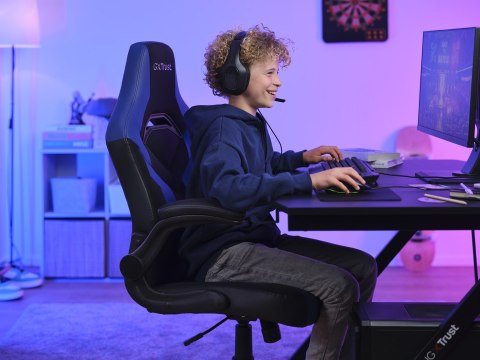 Fotel gamingowy TRUST GXT703B RIYE GAMING CHAIR BLUE