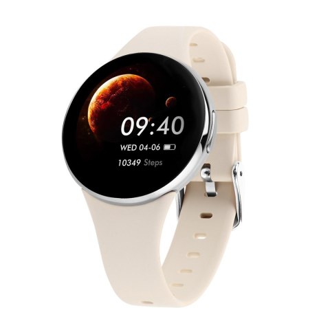 Smartwatch damski Manta Livia Mini srebrny