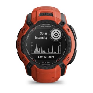 Zegarek sportowy Garmin Instinct 2X SOLAR Czerwony